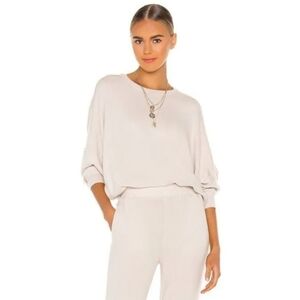 Lovers + Friends NWT Slouchy Sweatshirt in Beige Size XSmall